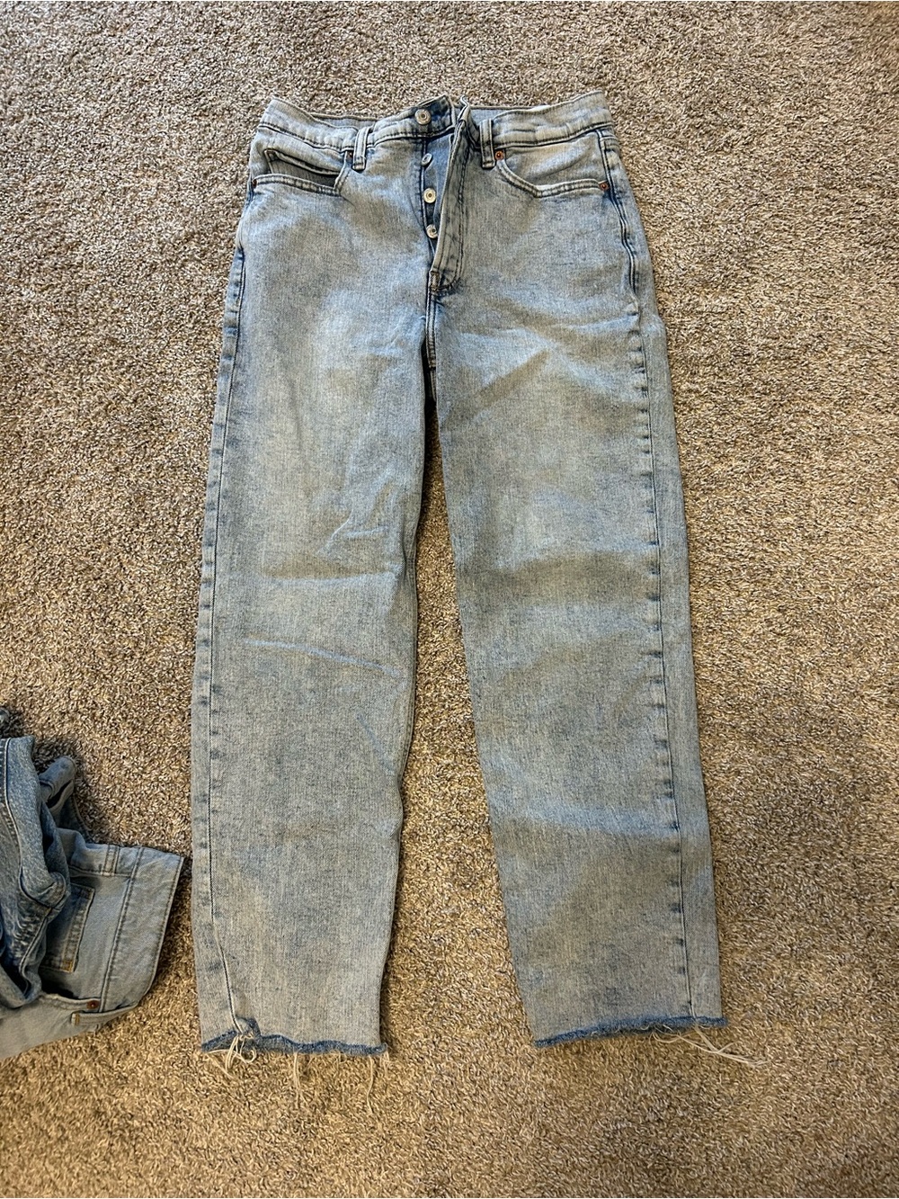 Old Navy Light Blue Straight Leg Jeans